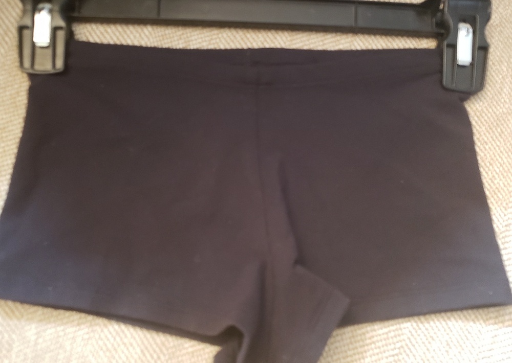 Black dance shorts